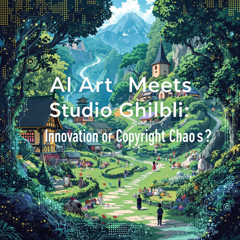 “AI Art and Studio Ghibli: Ethics, Privacy, and Law”
